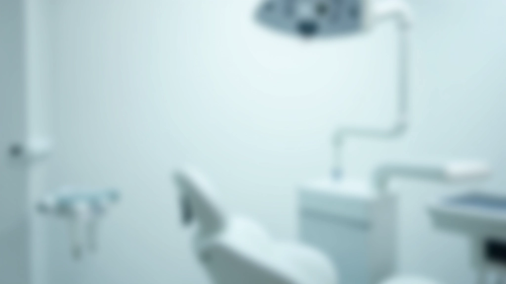 Chaise de dentiste avec instruments dentaires stérilisés et feuille de devis dentaire sur le plateau