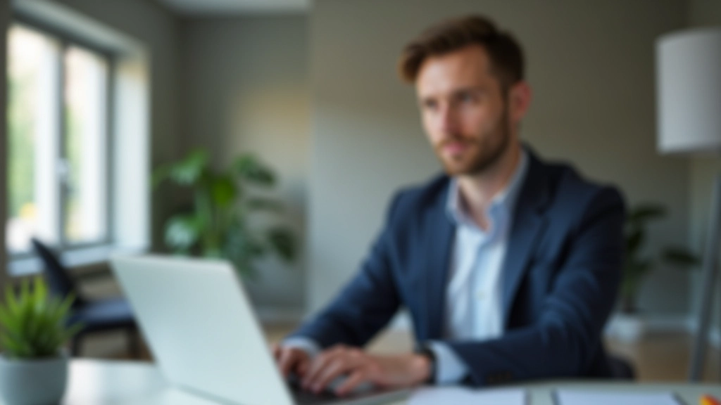 Consultant en santé financière à son bureau