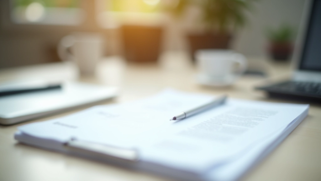 Documents de santé et crayon sur un bureau organisé