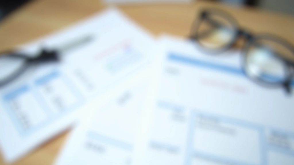 Documents d'assurance santé et comparaison de mutuelles sur une table