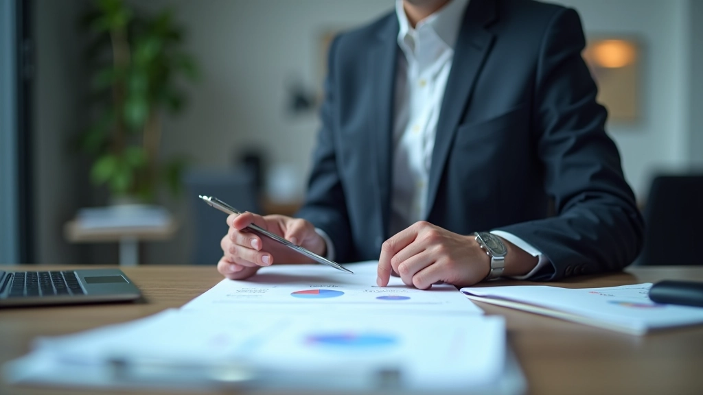 Graphique de tendance financière montrant la stabilité d'une entreprise d'assurance avec courbes positives