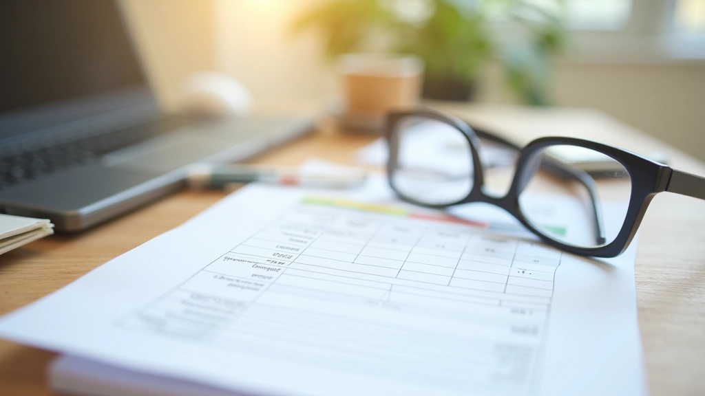 Documents de mutuelle et formulaires d'assurance santé complémentaire sur un bureau