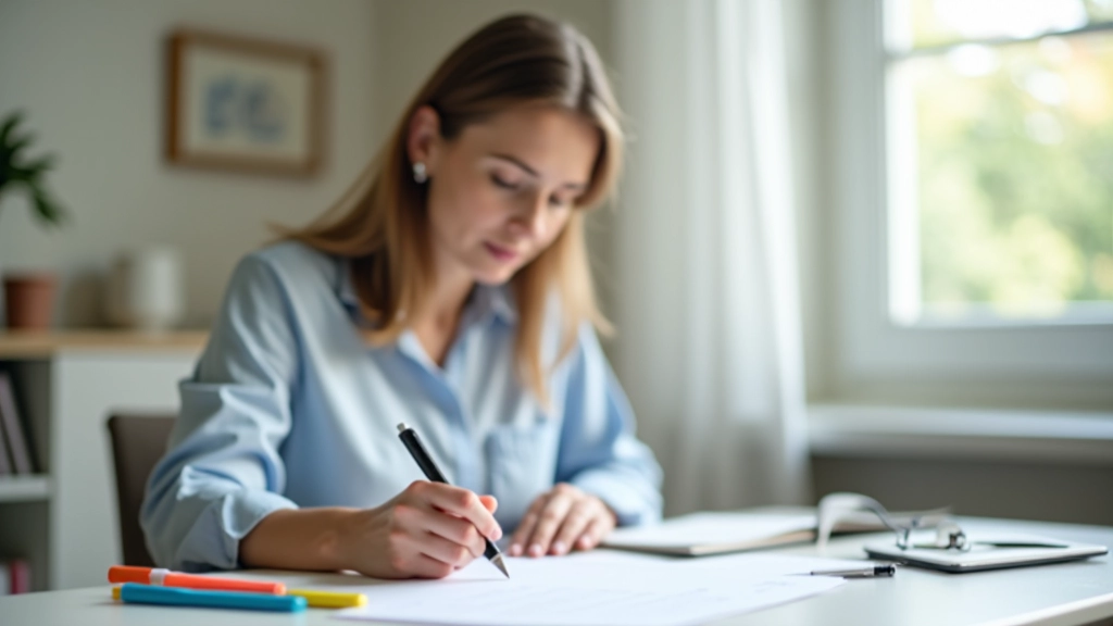 Contrat de mutuelle ouvert sur une table avec surligneurs colorés et notes manuscrites de comparaison